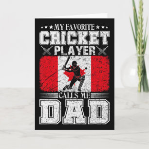 Mijn favoriete cricketspeler noemt me papa Canada  Kaart