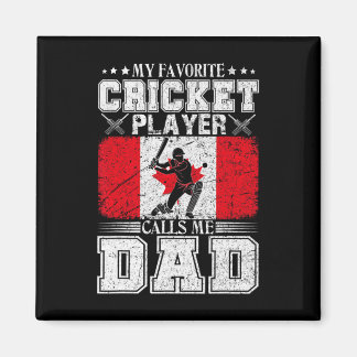 Mijn favoriete cricketspeler noemt me papa Canada  Magneet