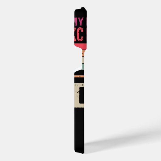 Mijn favoriete cross-country Runner roept me papa  iPhone Hoesje (Rechterkant)