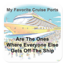 Mijn favoriete cruisehavens - Stickers