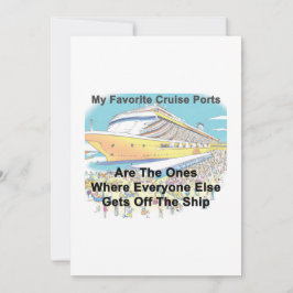 Mijn favoriete cruisehavens - UITNODIGING