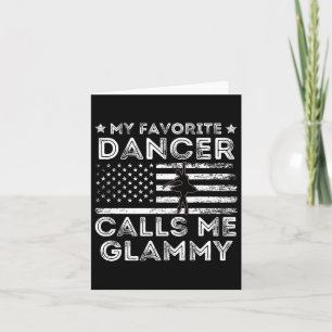 Mijn favoriete danser noemt me Glammy Dance Ballet Kaart