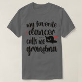 Mijn favoriete danser noemt me oma Dance Grandmot T-shirt (Design voorkant)