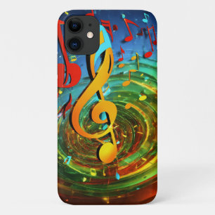 Mijn favoriete deuntje: muzieknoten en tekst ontwe Case-Mate iPhone case