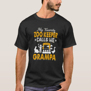 Mijn favoriete dierentuin bezoekt me Grampa Animal T-shirt