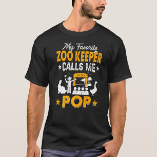 Mijn favoriete dierentuin-dierentuin noemt me Pop- T-shirt