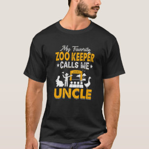 Mijn favoriete dierentuin-veehouder noemt me oom-d t-shirt