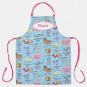 Mijn favoriete Dingen Geluid van Muziek gepersonal Schort (Voorkant)