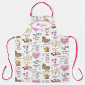 Mijn favoriete Dingen Geluid van Muziek gepersonal Schort (Voorkant)