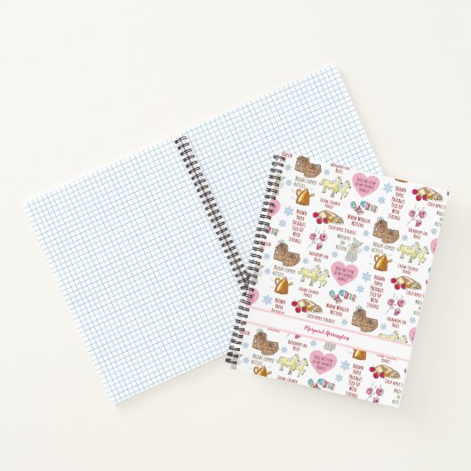 Mijn favoriete dingen Het geluid van muziek gepers Notitieboek (Binnen)