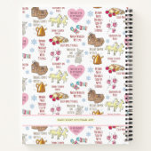 Mijn favoriete dingen Het geluid van muziek gepers Notitieboek (Achterkant)