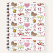 Mijn favoriete dingen Het geluid van muziek gepers Notitieboek (Voorkant)