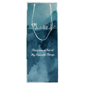 Mijn favoriete dingen Paws en wijn hartslag Cadeautas (Achterkant)