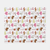 Mijn favoriete dingen Schattige Gezellig Het gelui Fleece Deken (Voorkant (Horizontaal))