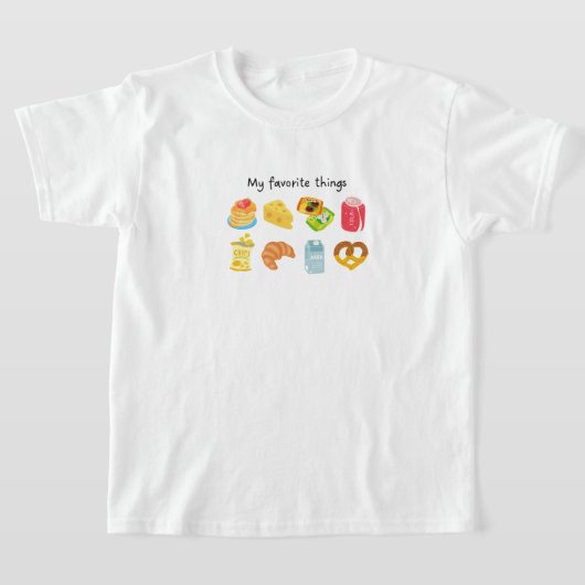 Mijn favoriete dingen t-shirt (Laagn)