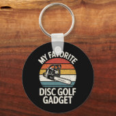 Mijn favoriete discgolf gadget Chainsaw grap disc Sleutelhanger (Voorkant)