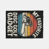 Mijn favoriete discgolf gadget grappige discgolf fleece deken (Voorkant (Horizontaal))