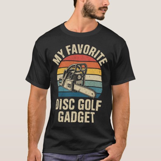 Mijn favoriete discgolf gadget grappige discgolf _ t-shirt (Voorkant)