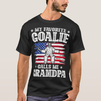 Mijn favoriete doelman noemt me grootvader veldhoc t-shirt