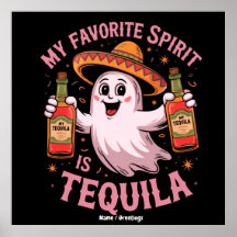 Mijn favoriete drank is Tequila Halloween-drinken