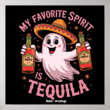 Mijn favoriete drank is Tequila Halloween-drinken