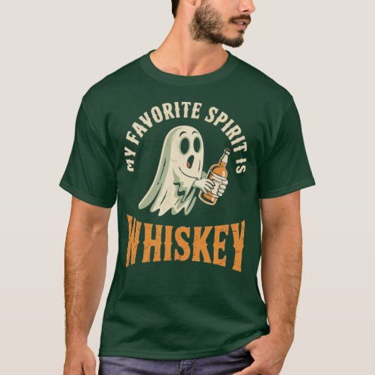 Mijn favoriete drank is whisky t-shirt (Voorkant)