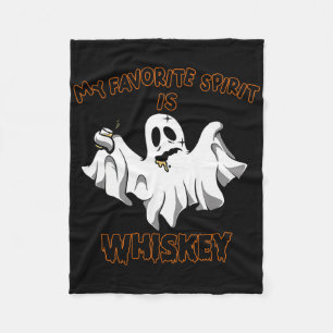 Mijn favoriete drankje is Whiskey Boo Groovy Schat Fleece Deken