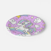 Mijn favoriete eenhoorn papieren bordje (Gekanteld)