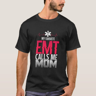 Mijn favoriete EMT Mam First Responder Paramedic T-shirt
