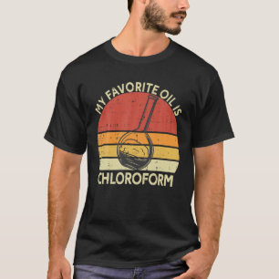 Mijn favoriete etherische olie is chloorvormig t-shirt
