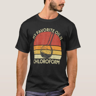 Mijn favoriete etherische olie is chloorvormig t-shirt