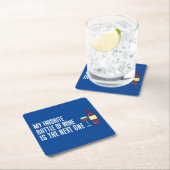 Mijn favoriete fles wijn, de volgende. kartonnen onderzetters (Insitu)