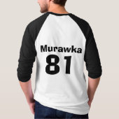 Mijn favoriete Football Playeris een meisje! T-shirt (Achterkant)