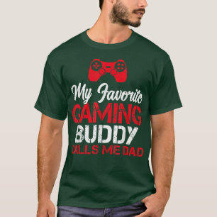 Mijn favoriete Gaming Buddy noemt me Dad Game Love T-shirt