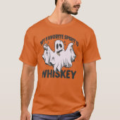 Mijn favoriete geest is Whiskey Halloween Ghost T-shirt (Voorkant)