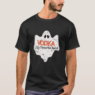 Mijn favoriete geest is Wodka Halloween kostuum T-shirt