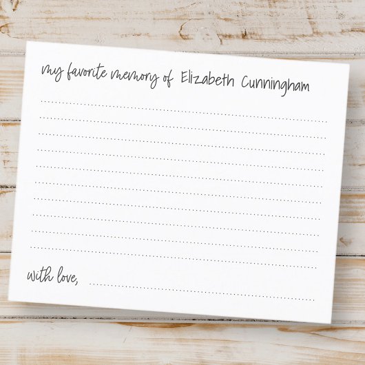 Mijn favoriete geheugen Funeral Modern Attendance 