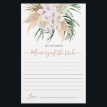 Mijn favoriete geheugen van de Bridekaart<br><div class="desc">Pampas Grass Boho,  mijn favoriete herinnering aan de bruidskaart</div>