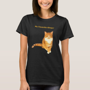 Mijn favoriete gember sinaasappel tabby kat t-shirt