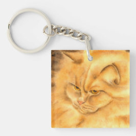 Mijn favoriete gemberkat sleutelhanger