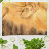 Mijn favoriete gemberkat theedoek (Gevouwen)