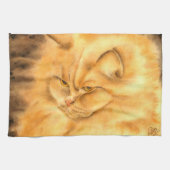 Mijn favoriete gemberkat theedoek (Horizontaal)