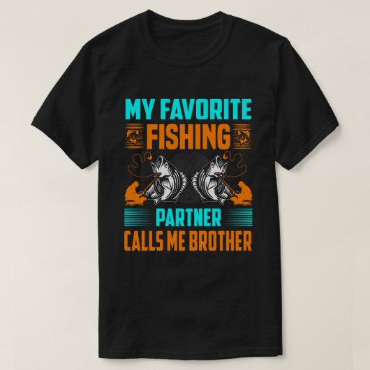 Mijn favoriete Geviste Partner roept me BROTHER Vi T-shirt (Design voorkant)
