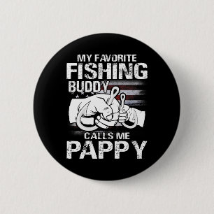 Mijn favoriete Geviste vriend noemt me Pappy Ronde Button 5,7 Cm
