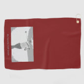 Mijn favoriete golfcoach golfhanddoek (Horizontaal)