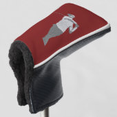 Mijn favoriete golfcoach golfheadcover (3/4 voorkant)