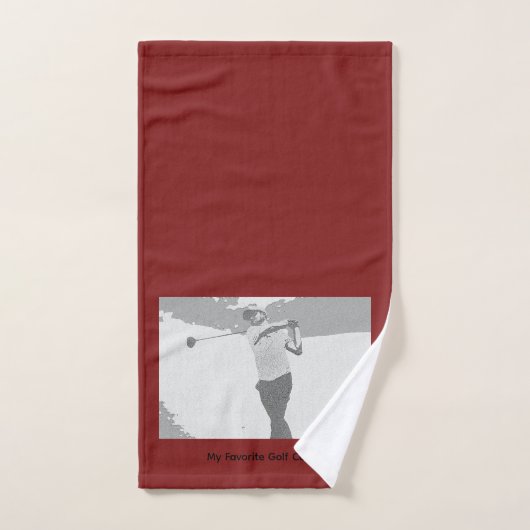 Mijn favoriete golfcoach handdoek (Handdoek)