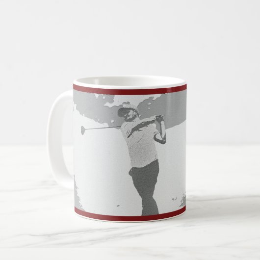 Mijn favoriete golfcoach koffiemok (Voorkant links)