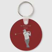 Mijn favoriete golfcoach sleutelhanger (Voorkant)