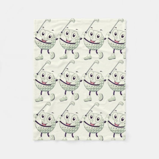 **MIJN FAVORIETE GOLFER BLANKET** FLEECE DEKEN (Voorkant)